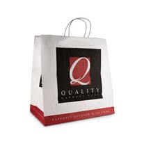 "Q-Quality" Shirt Carrying Bags - 14" x 14 1/2" x 8" - 200/Box