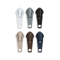 YKK #5 Nylon Coil Jacket Zipper Sliders - 24/Pack - Assorted Colors