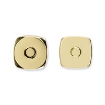 Square Magnetic Snaps - 3/4" - 2 Sets/Pack - Gold