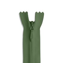 YKK #5 22" Invisible Nylon Pant / Skirt / Dress / Upholstery Zipper - Army Green (566)