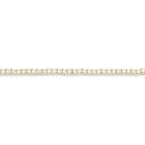 Glass Bridal Beads - 16" X 4mm - 2 Strands/Pack (Approximately 208) - Ivory