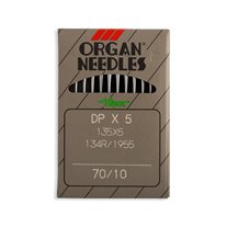 Organ Regular Point Industrial Machine Needles - Size 10 - DPx5, 135x5, 134R/1955 - 10/Pack