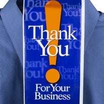 "Thank You" Lint Remover Gift Bag - 12/Pack