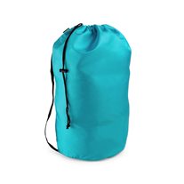 eco2go Heavy-Weight Round Bottom Standard Counter Bag W/Strap - 22" x 28" - Teal