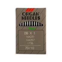 Organ Regular Point Industrial Machine Needles - Size 10 - DBx1, 16x231, 16x257, 1738 - 10/Pack