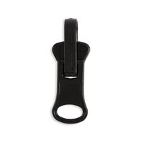 #5 Molded Plastic Old Style Reversible Zipper Sliders - 10/Pack - Black (580)
