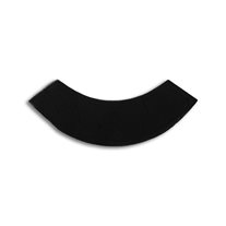 Garment Neck Pads - 1/8" Thick x 14 1/2" - Black