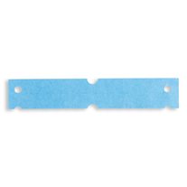 Jam-Free Blank Continuous Computer Tags - 4 1/8" x 3/4" - 10,000/Box - Blue
