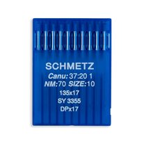 Schmetz Regular Point Industrial Machine Needles - Size 10 - 135x17, SY 3355, DPx17 - 10/Pack