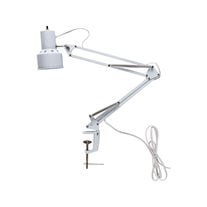 Swing Arm W/ C-Clamp Lamp - White