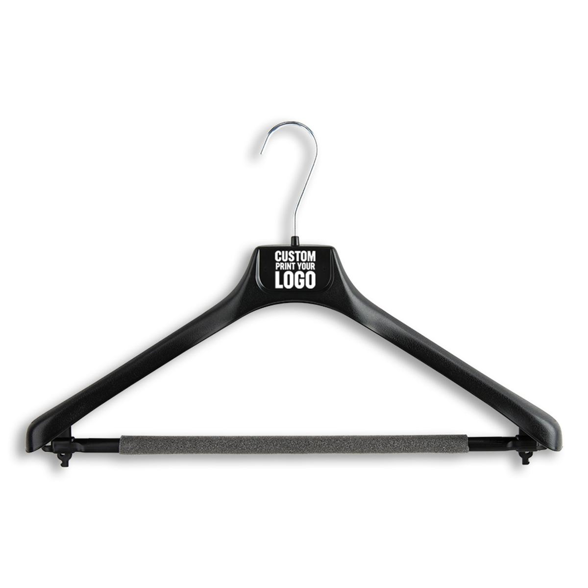 Buy Wholesale China 100% Degradable Pla Hanger Plastic Hanger With Notch  Can With Metal Bar Hangers For Clothing Store & Plastic Hanger at USD 0.32