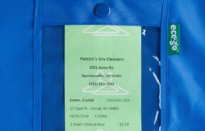 2-In-1 Garment Bag Invoice Pocket