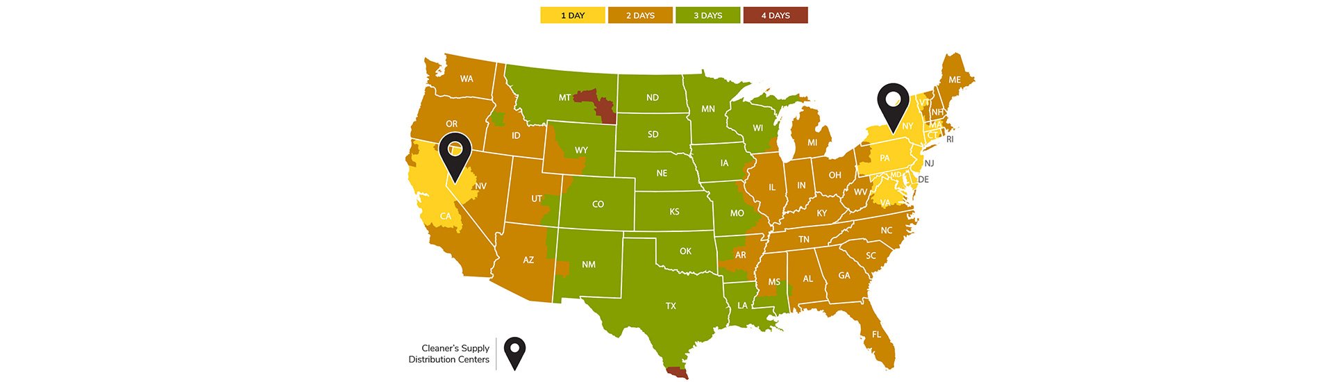 Cleaner's Supply In Transit Shipping Times | Cleaner's Supply Shipping Estimates | Cleaner's Supply Fast, Free Shipping